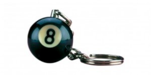 8 Ball Key Chain