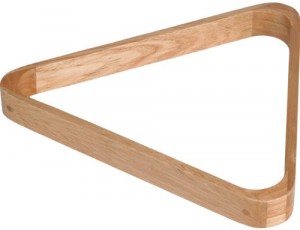 Snooker wooden triangle rack