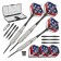 Fat Cat Support Our Troops Steel Tip Darts with Storage/Travel Case, 23 Grams