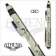 Athena ATHC10 2x2 Hard Embroidered Cue Case
