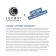Lucasi Custom Luminous Blue Birdseye Maple With Black/Blue Linen Wrap 